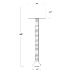 Nabu Metal Floor Lamp - Our Boat House