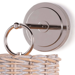 Nantucket Sconce - Polished Nickel - Our Boat House