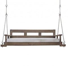 Nantucket Shores Hanging Day Bed with Back (Iron) - Our Boat House