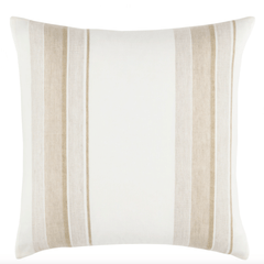 Napa Stripe Linen Natural Sham - Our Boat House