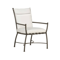 Naples Aluminum Dining Arm Chair - Our Boat House