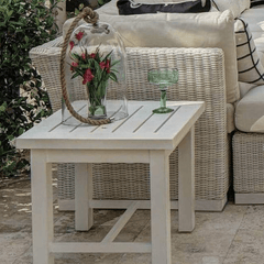 Narragansett Aluminum Outdoor Side Table - Our Boat House