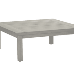 Narragansett Aluminum Outdoor Square Coffee Table - Our Boat House
