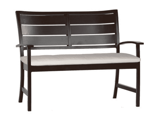 Narragansett Outdoor Bench - Wrought Aluminum Oyster - Our Boat House