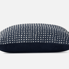 Newman Navy Dotted Pillow - Set of Two - Our Boat House