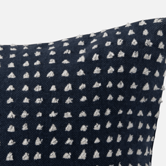 Newman Navy Dotted Pillow - Set of Two - Our Boat House