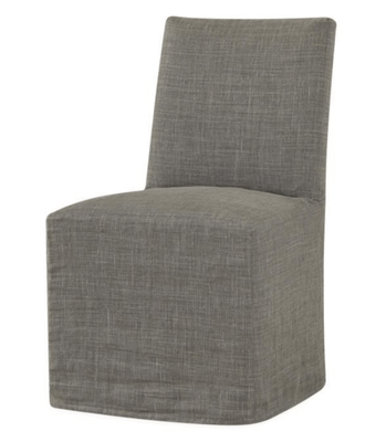 Newport Beach Slipcovered Dining Chair w/Casters - Our Boat House