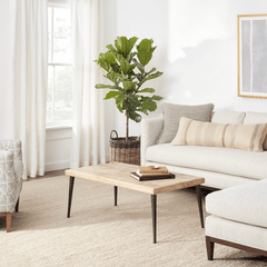 Niels Handwoven Wool/Viscose Rug - Latte - Our Boat House