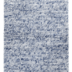 Niels Handwoven Wool/Viscose Rug - Navy - Our Boat House