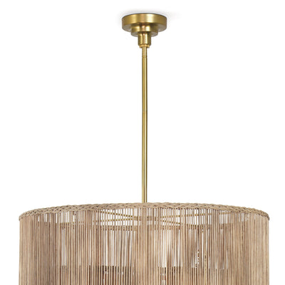 Nimes Rattan Chandelier - Our Boat House