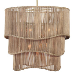 Nimes Rattan Chandelier - Our Boat House