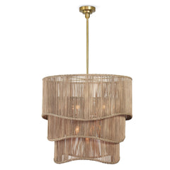 Nimes Rattan Chandelier - Our Boat House