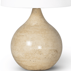 Noa Travertine Mini Lamp - Our Boat House