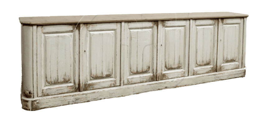 North Harwich Sideboard in Distressed White - Two Sizes - Our Boat House