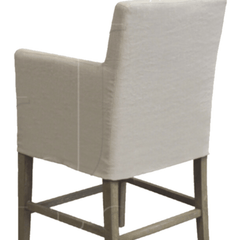 Orleans Slipcovered Counter Stool - Our Boat House