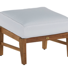 Cape Cod Ottoman - Oyster Teak