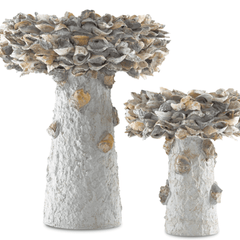 Oyster Shell Bird Bath - Various Sizes - Our Boat House