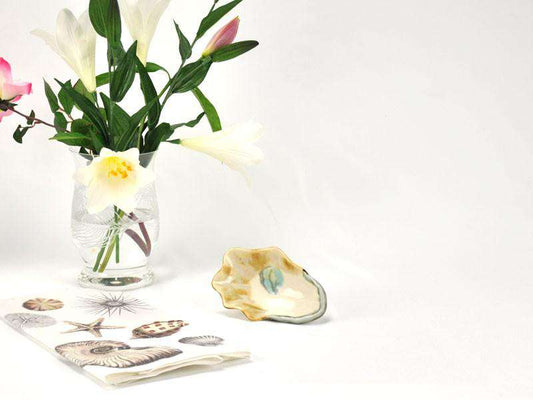 Oyster Shell Dip Bowl - Our Boat House