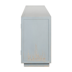 Pacific Cove Bluewash Distressed Sideboard - Our Boat House