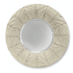 Padma Cocoa Bead Mirror - Our Boat House
