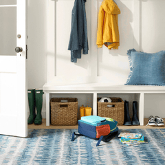Paint Chip Machine Washable Rug - Blue - Our Boat House