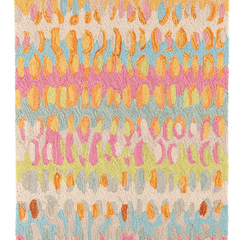 Paint Chip Micro Hooked Wool Rug - Confetti - Our Boat House