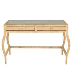 Palm Island Rattan Writing Desk - Our Boat House