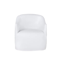 Palm Springs Slipcovered Swivel Chair - Our Boat House