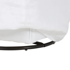 Palm Springs Slipcovered Swivel Chair - Our Boat House