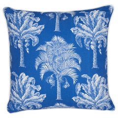 Palms Pacific Blue Pillow - Our Boat House