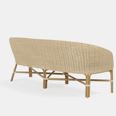 Paloma Beach Wicker Sofette - Two Sizes - Our Boat House
