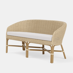 Paloma Beach Wicker Sofette - Two Sizes - Our Boat House