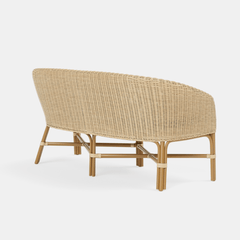 Paloma Beach Wicker Sofette - Two Sizes - Our Boat House