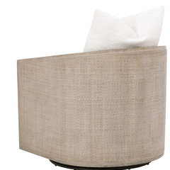Pebble Beach Rattan Cane Swivel Chair - Our Boat House