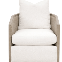 Pebble Beach Rattan Cane Swivel Chair - Our Boat House