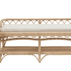Penny Rattan Bench - Our Boat House