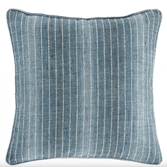 Phoenix Indigo Indoor/Outdoor Decorative Pillow - Our Boat House