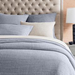 Pick Stitch Matelasse Coverlet - Navy - Our Boat House