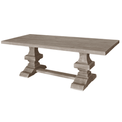Point Harbor Grey Wash Dining Table - Large - Our Boat House