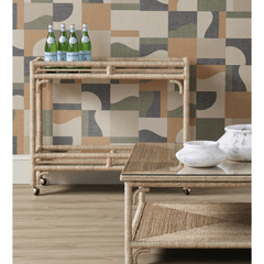Portofino Abaca Rope Bar Cart - Our Boat House