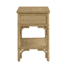 Portofino Abaca Rope Bedside Table - Our Boat House