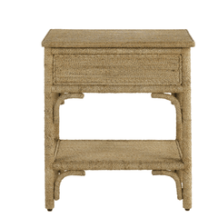 Portofino Abaca Rope Bedside Table - Our Boat House