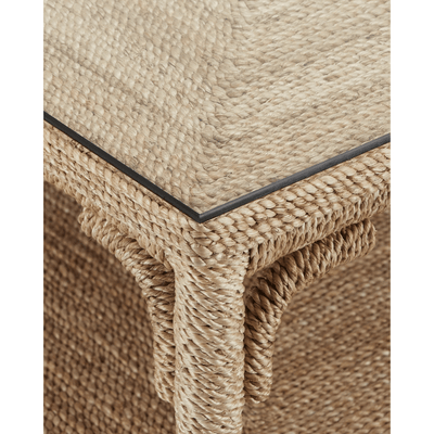 Portofino Abaca Rope Cocktail Table - Our Boat House