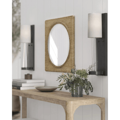 Portofino Abaca Rope Porthole - Style Mirror - Our Boat House