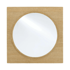 Portofino Abaca Rope Porthole - Style Mirror - Our Boat House