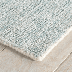 Quartz Ocean Handwoven Viscose/Cotton Rug - Our Boat House