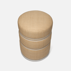 Quincy Raffia Stool - Two Colors - Our Boat House