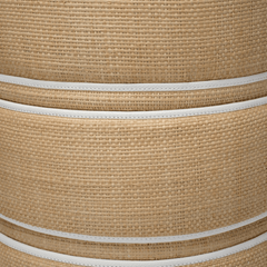 Quincy Raffia Stool - Two Colors - Our Boat House