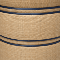 Quincy Raffia Stool - Two Colors - Our Boat House