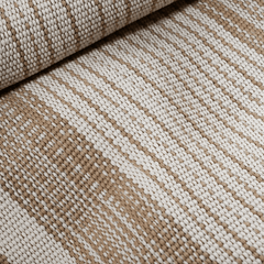 Quincy Stripe Handwoven Indoor/Outdoor Rug - Khaki - Our Boat House